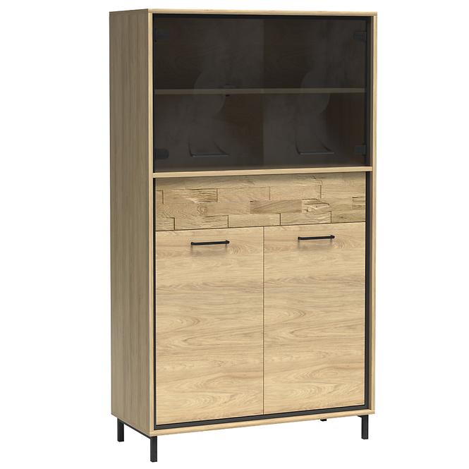 Vitrine Mediolan 92,2cm Board Natural Hikora