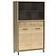 Vitrine Mediolan 92,2cm Board Natural Hikora,2