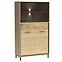 Vitrine Mediolan 92,2cm Board Natural Hikora,4