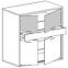 Vitrine Mediolan 92,2cm Board Natural Hikora,7