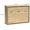 Kommode Mediolan 135cm Natural Hikora,3