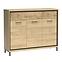 Kommode Mediolan 135cm Board Natural Hikora,2