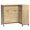 Eckekommode Mediolan 127,5x85cm Natural Hikora,2