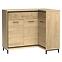 Eckekommode Mediolan 127,5x85cm Board Natural Hikora,2