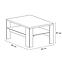 Couchtisch Mediolan 65cm Natural Hikora,3
