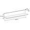 Regal Mediolan 120cm Natural Hikora,3