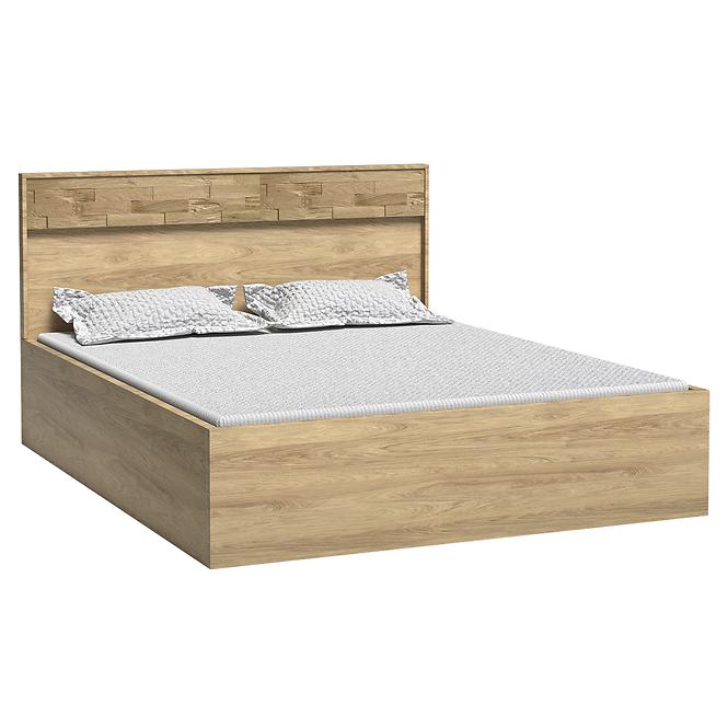 Bett Mediolan 160cm Broad Natural Hikora