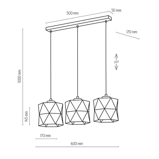 Lampe Siro black/gold 1044 LW3 