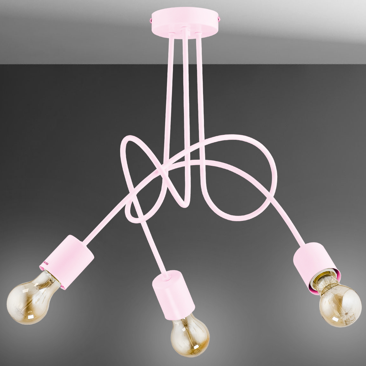 Lampe Tango Pink 3 Pł 28493 LW3