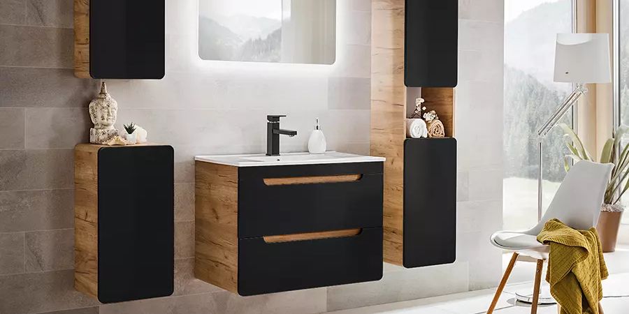 Badezimmerschränke mit Waschbecken - eBaumax.de